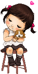 Дети Девочка со щенком аватар