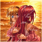 Дети Девочки обнимаются у моря на закате аватар