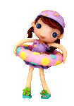 Дети Девочка с надувным кругом аватар