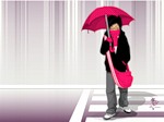 Дети Девочка с красным зонтиком аватар
