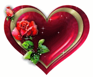 Валентинки Сердце и роза аватар