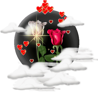 Валентинки Поздравление в облаках аватар