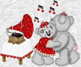 Валентинки Медведи танцуют аватар