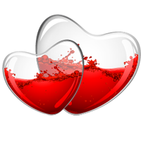 Валентинки Полупрозрачные сердца аватар