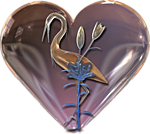 Валентинки Цапля в сердце аватар