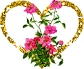 Валентинки Сердечко с цветами аватар