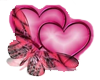 Валентинки Бабочка любви объединяет два сердца аватар