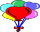 Валентинки Разноцветные шарики-сердечки аватар