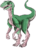 Динозавры Динозавр зеленый с длинным хвостом аватар