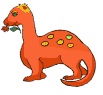 Динозавры Динозавриха с цветком аватар