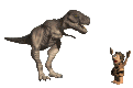 Динозавры Человек и динозавр аватар