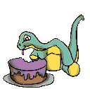 Динозавры Динозавр празднует день рождения аватар