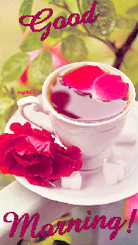 Доброе утро Добре утро! Роза у чашечки чая аватар