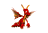 Драконы Маленький красный дракоша аватар