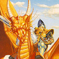 Драконы Всадник на золотом драконе аватар