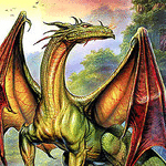 Драконы Громадный красивый дракон аватар