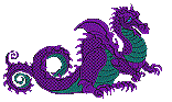 Драконы Сиренивый дракон волнами аватар