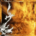 Драконы Тату-дракон на огненном фоне аватар