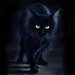 Вампиры, ведьмы, дьяволы Чёрный кот, ведьмин помошник аватар