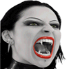 Вампиры, ведьмы, дьяволы Женщина-вамп злобно хохочет аватар