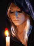 Вампиры, ведьмы, дьяволы Ведьма - экстрасенс со свечой аватар