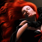 Вампиры, ведьмы, дьяволы Вампирша с красными волосами аватар