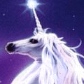 Единороги, лошади Единорог указывает на звезду аватар