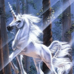 Единороги, лошади Единорог и свечение аватар