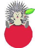 Ёжики Ёжик с красным яблоком аватар