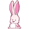 Зайцы Розовый зайка с длинными ушами аватар