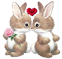 Зайцы Влюблённые кролики аватар