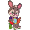 Зайцы Зайка с книгой аватар