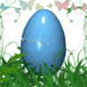Зайцы Из голубого яйца появился заяц аватар