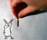 Зайцы Кролик пытается достать моровку аватар
