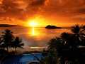 Рассветы, закаты Закат на райском острове аватар