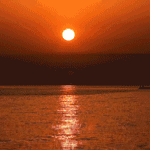 Рассветы, закаты Закат на море - отдых от жары аватар