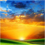 Рассветы, закаты Закат над поляной аватар
