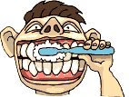 Здоровье Мужчина чистит зубы аватар