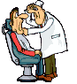 Здоровье Стоматолог осматривает аватар
