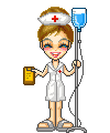 Здоровье Медсестра с капельницей аватар