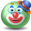 Зеленые смайлы Клоун, clown аватар