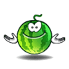Зеленые смайлы Арбуз - весы аватар
