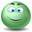 Зеленые смайлы Счастлив, happy аватар
