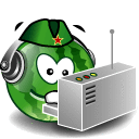 Зеленые смайлы Смайлик-арбуз радист аватар