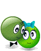 Зеленые смайлы Любовь аватар
