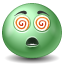 Зеленые смайлы Гипнотизер, hypnotized аватар