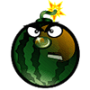 Зеленые смайлы Арбузик готов взорваться аватар