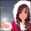 Зима Снежинка в ладошке девочки аватар