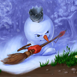 Зима Снеговик пытается препятствовать приходу весны аватар