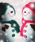 Зима Встреча снеговиков аватар